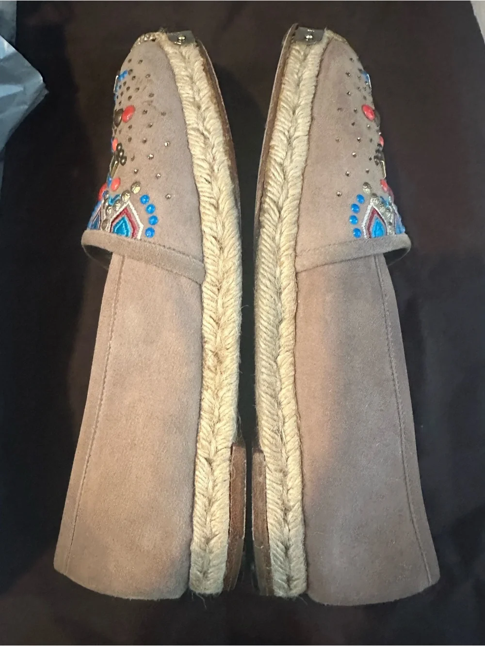 GIUSEPPE ZANOTTI SUEDE ESPADRILLES